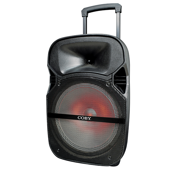 CY3360-1204D COBY Thunder Party Trolley 12" · 40W RMS - Imagen 1