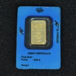 1 × Lingote Al Fardan 25 g (9999)