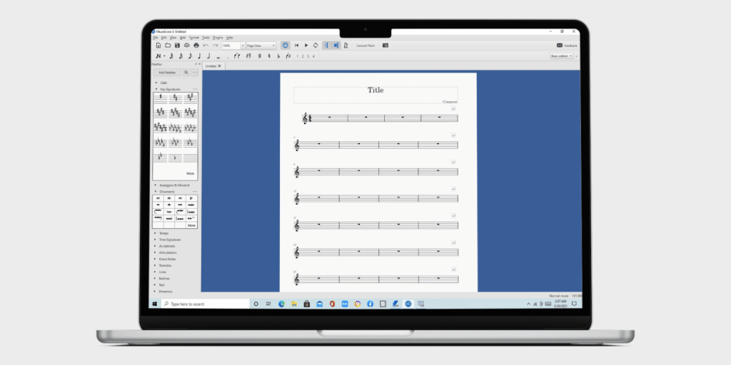 musescore canciones con el piano